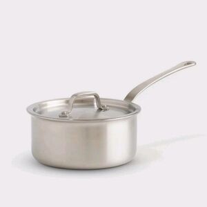 NWOT! Quince 2qt- 5ply Stainless Steel Non-Toxic Saucepan Pot With Lid! (SX)
